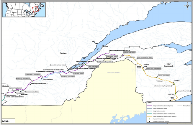 Carte_Énergie_Est_Québec